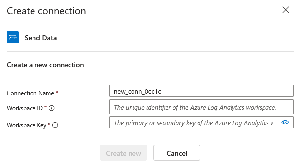 connect azure log analytics workspace